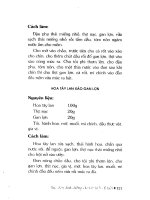 Thực đơn ding dưỡng cho bé từ 3 đến 6 tuổi part 8 ppt