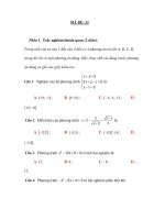 Đề thi toán_MÃ ĐỀ: 32 pot