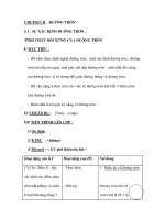 CHƯƠGN II . ĐƯỜNG TRÒN potx