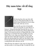 Dây nano kẽm: rất dễ tổng hợp doc