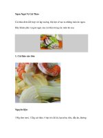 Ngon Ngọt Vị Cải Thảo pot