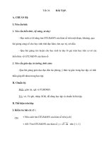 Tiết 26 BÀI TẬP. ppt