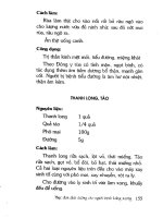 Thực đơn dinh dưỡng cho người bệnh loãng xương part 10 docx