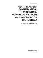 Heat Transfer Mathematical Modelling Numerical Methods and Information Technology Part 1 pptx