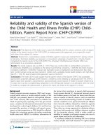 báo cáo hóa học: