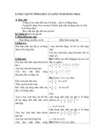 LUYỆN TẬP VỂ TÍNH CHẤT CỦA DÃY TỈ SỐ BẰNG NHAU docx