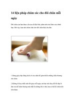 14 liệu pháp chăm sóc cho đôi chân mỗi ngày pdf