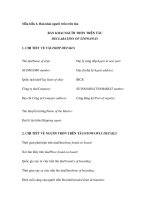 Mẫu Bản khai người trốn trên tàu pdf