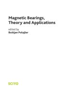 Magnetic Bearings Theory and Applications Part 1 potx
