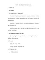 Tiết 72 BÀI TẬP ÔN CHƯƠNG III doc