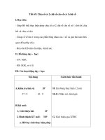 Tiết 69: Chia số có 2 chữ số cho số có 1 chữ số docx
