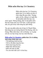 Phần mềm Hóa học 2A Chemistry ppt