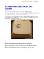 Khám phá chức năng bí ẩn của phím Windows potx