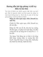 Hướng dẫn bài tập phòng và hỗ trợ điều trị táo bón pptx