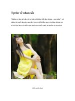 Tự tin về nhan sắc