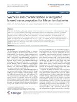 Báo cáo hóa học: 