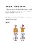 Bài tập giúp cánh tay thon gọn ppt