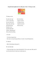 Sáng kiến kinh nghiệm môn văn mẫu giáo ppt