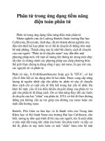 Phân tử trong ứng dụng tiềm năng điện toán phân tử pdf