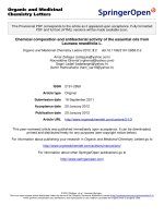 Báo cáo toán học: 