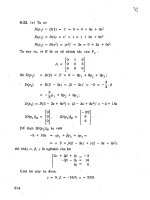 Bài tập toán cao cấp tập 1 part 9 pot