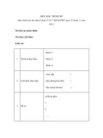 BIỂU MẪU THỐNG KÊ pot