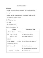 Tiết 38: LUYỆN TẬP pptx