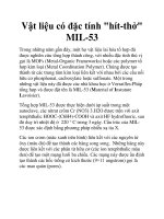 Vật liệu có đặc tính 