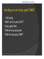 Bài 2: Hạ tầng cơ sở công nghệ TMĐT ppt