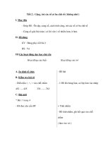 Tiết 2 : Cộng, trừ các số có ba chữ số ( không nhớ ) pdf