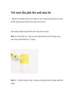 Nét tươi tắn phủ lên nail mùa hè pot