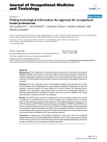 báo cáo hóa học: 