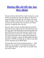 Hướng dẫn chi tiết dạy học theo nhóm potx