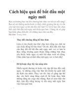 Cách hiệu quả để bắt đầu một ngày mới pot