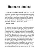 Hạt nano kim loại docx