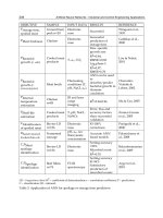 Artificial Neural Networks Industrial and Control Engineering Applications Part 8 pptx