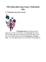 Tiến hành phản ứng trong vi bình phản ứng pptx