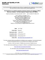 báo cáo hóa học: