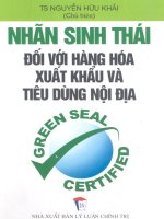 Nhãn sinh thái đối với hàng hóa xuất khẩu và tiêu dùng nội địa part 1 ppt