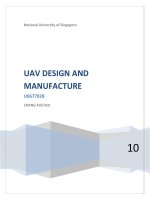 Unmanned air vehicle (UAV) Airfame Design and Manufacture