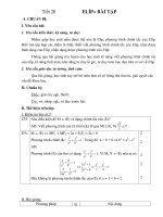 Tiết 20 ELÍP+ BÀI TẬP ppt
