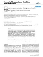 Báo cáo hóa học: 