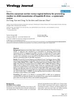 Báo cáo hóa học: 