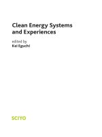 Clean Energy Systems and Experiences Part 1 ppt