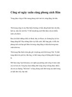 Công sở ngày xuân cùng phong cách Hàn pdf