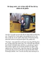 Sử dụng nước, cát và hóa chất để thu khí tự nhiên từ đá phiến docx