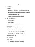 Phép cộng 36 + 15 ppt