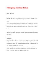 Nhân giống Hoa huệ Hà Lan doc