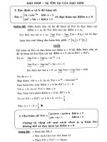 Đạo hàm tồn tại của đạo hàm pot