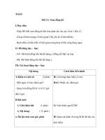 TOÁN Tiết 13: Xem đồng hồ pptx